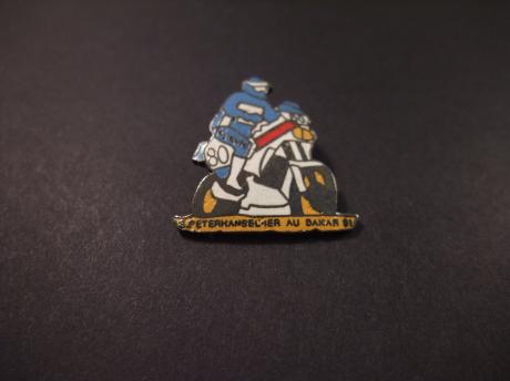 Dakar Rally 1991,Stéphane Peterhansel op Yamaha motor